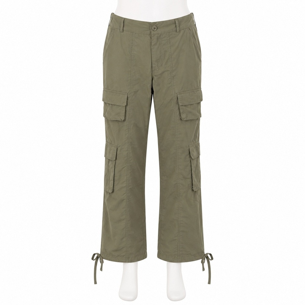 Harper & Ivy‎ Cargo Pants Olive Utility Military Parachute Womens XS Gorpcore
